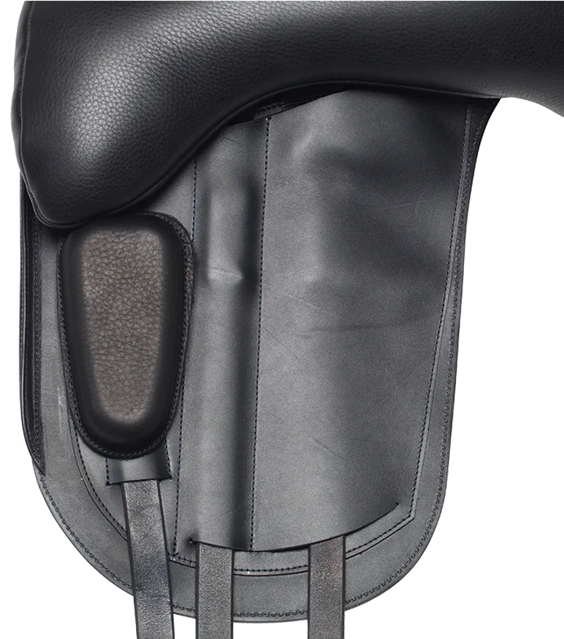Fairfax Stella Monoflap Dressage Saddle -  Black-1